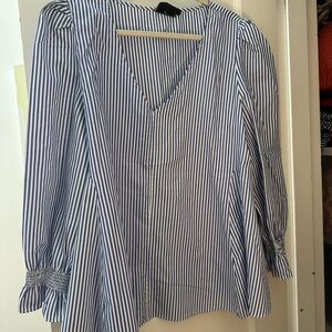 Tuckernuck Blue Stripe Blouse